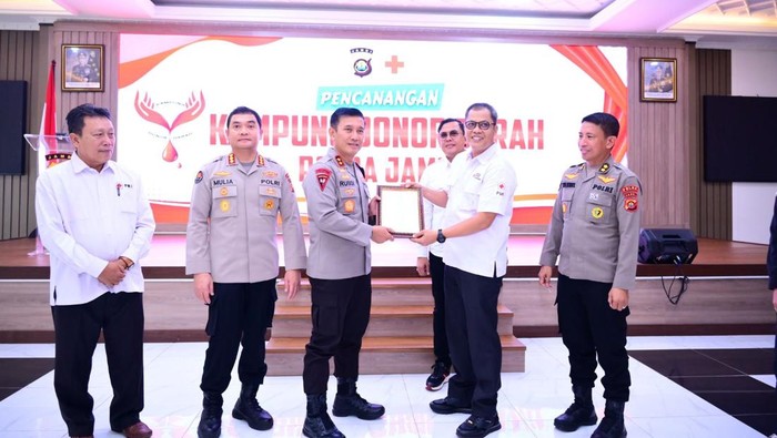Polda Jambi dinyatakan Kampung Donor Darah, jadi institusi pertama di Indonesia