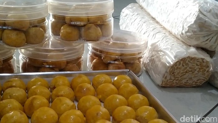 Potret nastar berbahan tempe hasil olahan warga Pekalongan.