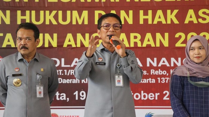 Sekretaris Jenderal (Sekjen) Kemenkumham Nico Afinta
