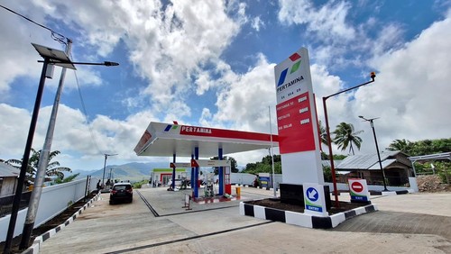 SPBU 56.86409 titik BBM Satu Harga di Kabupaten Nagekeo, NTT.