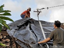 Puluhan Rumah di Mengwi Rusak Diterjang Puting Beliung