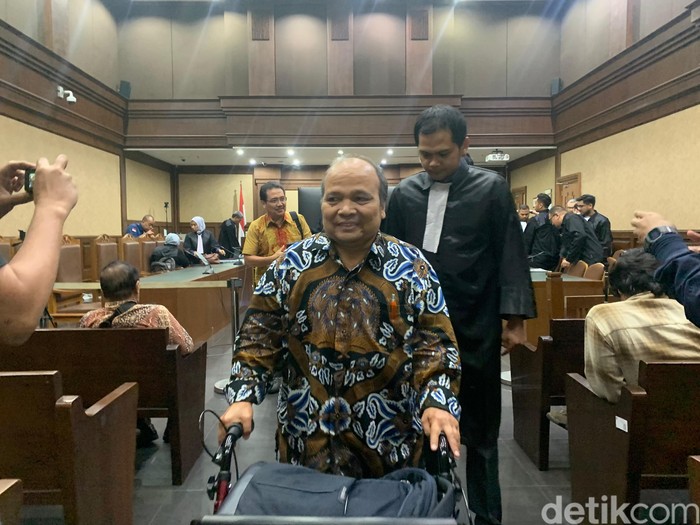 Ahli tindak pidana pencucian uang, Yunus Husein. (Mulia Budi/detikcom)