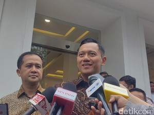 AHY Diskusi Giant Sea Wall Bareng Hashim: Beliau Ingin Beri Masukan