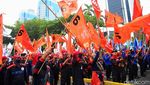 Aksi Buruh Kawal Putusan MK Soal Omnibus Law