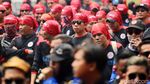 Aksi Buruh Kawal Putusan MK Soal Omnibus Law