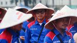 Aksi Buruh Kawal Putusan MK Soal Omnibus Law
