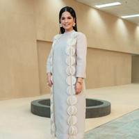 Fashion show ini juga tak dilewatkan oleh Annisa Yudhono, istri dari Menteri Koordinator Bidang Infrastruktur dan Pembangunan Kewilayahan Agus Harimurti Yudhoyono. (Foto: Dok. Sapto Djojokartiko)