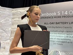 Wujud Asus Zenbook S 14 OLED, Laptop 1,2 kg Harga Rp 28 Juta