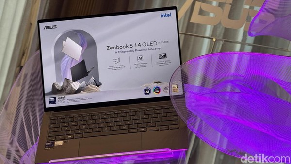 Wujud Asus Zenbook S 14 OLED, Laptop 1,2 kg Harga Rp 28 Juta