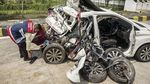 Begini Kondisi Mobil TV One yang Kecelakaan di Tol Pemalang