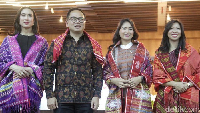 Menteri Pariwisata (Menpar) Widiyanti Putri Wardhana tampil jumpa pers seputar Aquabike Jetski World Championship 2024. Widi menyebut instansinya mendukung acara ini.