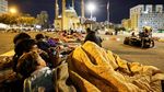 Hindari Perang, Warga Lebanon Tidur di Alun-alun