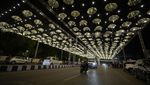 Jalan-jalan di India Berhias Lampu Jelang Diwali