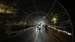 Jalan-jalan di India Berhias Lampu Jelang Diwali