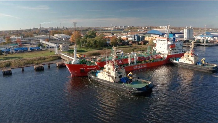 Kapal Pertamina International Shipping Sukses Antar LPG ke Negara Baltik.