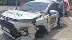 Sederet Foto Ringseknya Mobil TvOne Usai Dihantam Truk di Tol Pemalang