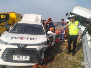 Polisi Ungkap Penyebab Kecelakaan Maut Mobil TvOne di Tol Pemalang