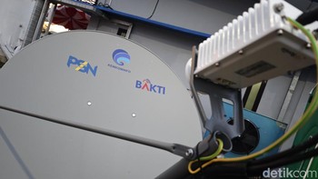 Meutya Hafid mengatakan bahwa Presiden Prabowo menekankan pentingnya pemerataan akses internet, khususnya di Indonesia timur. Foto: Agus Tri Haryanto/detikINET