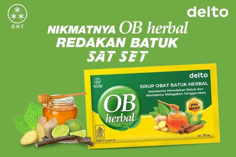 OB Herbal  redakan batuk sat set
