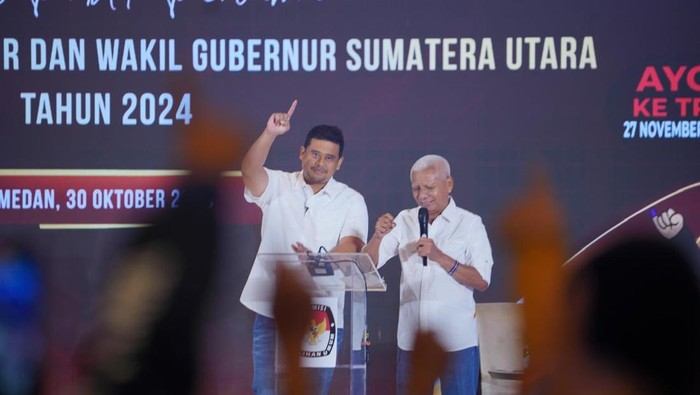 Pasangan Bobby Nasution dan Surya di Pilgub Sumut 2024