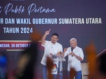 Debat Perdana, Bobby-Surya Unggul Jauh Atas Edy-Hasan