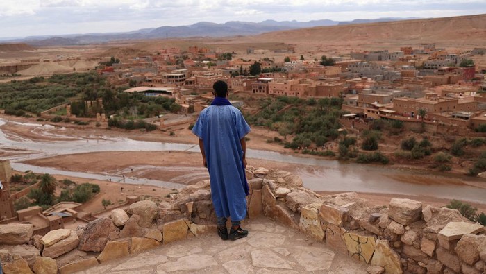 Pesona Warisan Dunia UNESCO di Gurun Sahara A view of Ksar of Ait Ben Haddou, a UNESCO World Heritage site, in Morocco, October 23, 2024. REUTERS/Stelios Misinas