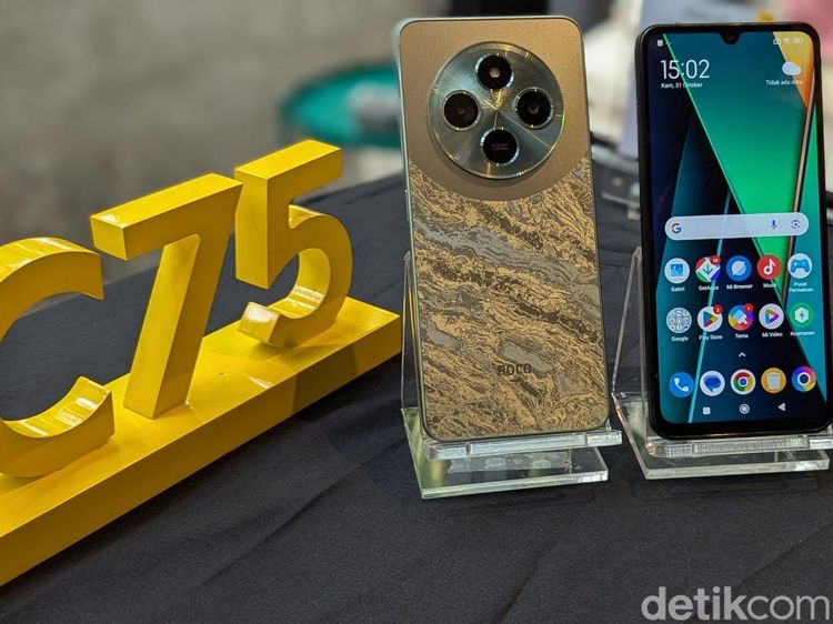 Menggenggam Poco C75, HP Rp 1 Jutaan dengan Desain Unik