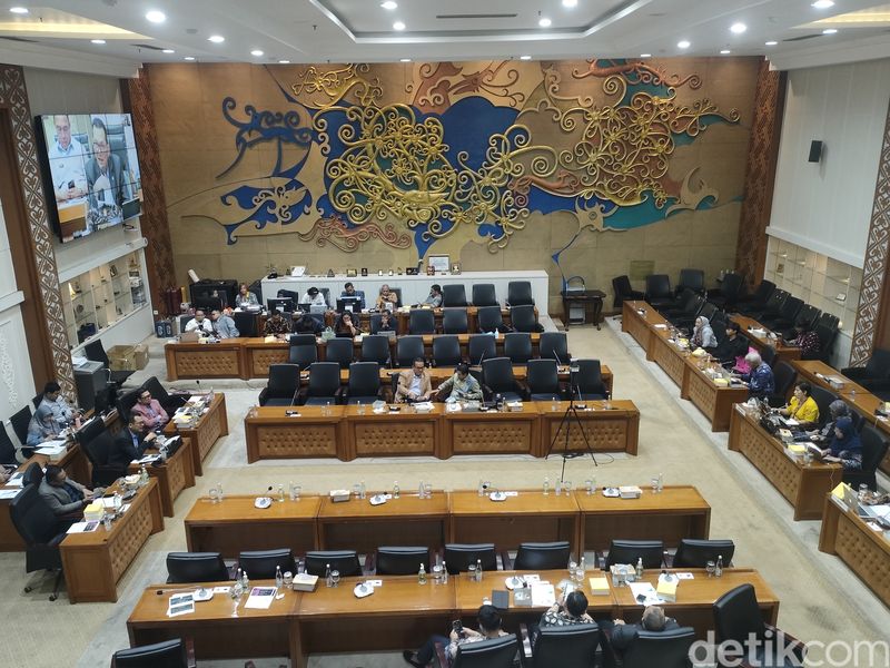 Rapat Baleg DPR RI, 31 Oktober 2024. (Dwi Rahmawati/detikcom)