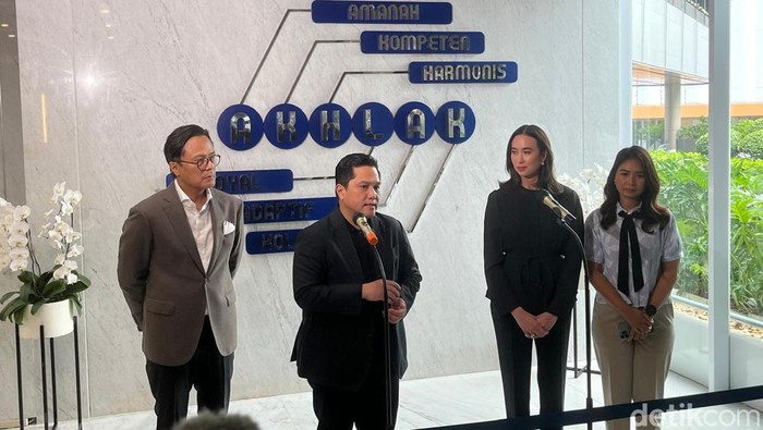 Rapat Koordinasi Menteri BUMN dan Menteri Pariwisata di Kementerian BUMN