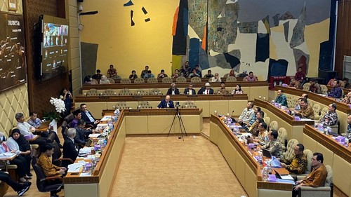 Rapat perdana Mendagri bersama Komisi II DPR (Firda/detikcom)