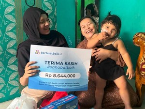 Donasi Sahabat Baik Bantu Reina Penderita Hiperinsulin Berjuang Sembuh