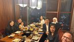 Keseruan Rizky Billar Santap Burger dan Nasi Padang Bareng Lesti
