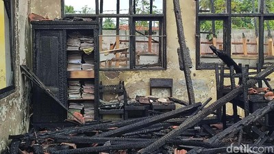Potret Gedung SDN 2 Kujang Ciamis Usai Kebakaran