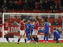 Carabao Cup: Laga Perdana Nistelrooy, MU Bantai Leicester 5-2