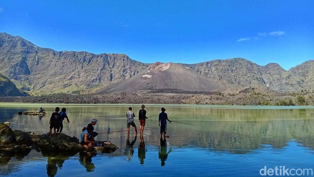 Suasana di Gunung Rinjani.