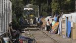 Tenda Migran Penuhi Bantaran Rel Kereta di Meksiko