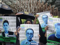 Aksi Menolak Kriminalisasi Petani Morowali