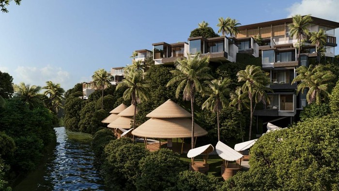 Bangunan arsitektur Bali.