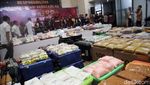Barbuk 1 Ton Ganja-Sabu Disita dari 80 Kasus Narkoba
