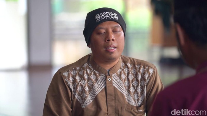 Eko Rindianto, tunanetra hafidz quran alumni binaan Mitra Netra Jakarta.