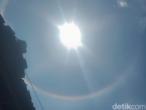 Fenomena Matahari Bercincin Muncul di Langit Bima
