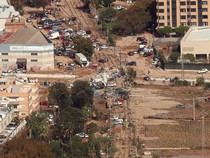 Foto Udara Kekacauan di Spanyol Setelah Banjir Mematikan