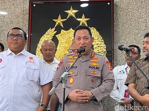 Kapolri Terima Audiensi Buruh, Titip Jaga Kegiatan Aksi Berjalan Tertib