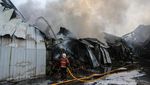 Foto Udara Pabrik Mainan di Kendal Ludes Terbakar