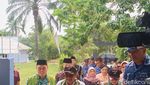 Potret Kunker Perdana! Mendikdasmen Muti Sapa Siswa TK Angkasa Lanud Palembang