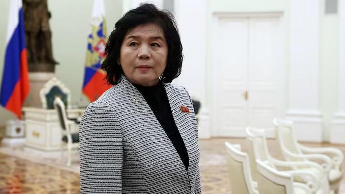 North Korean Foreign Minister Choe Son Hui attends a meeting with Russian President Vladimir Putin in Moscow, Russia, January 16, 2024. Sputnik/Artem Geodakyan/Pool via REUTERS/File Photo Purchase Licensing Rights