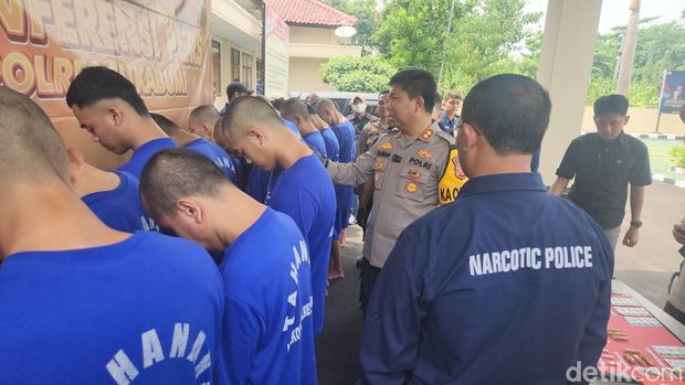 Polres Sukabumi Tangkap 67 Tersangka Narkoba