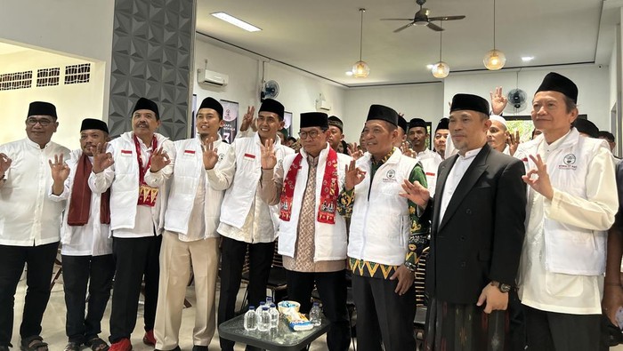 Pramono hadiri deklarasi relawan (Kadek/detikcom)
