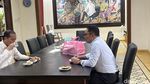 Potret Semringah Ridwan Kamil Temui Jokowi di Sumber Solo