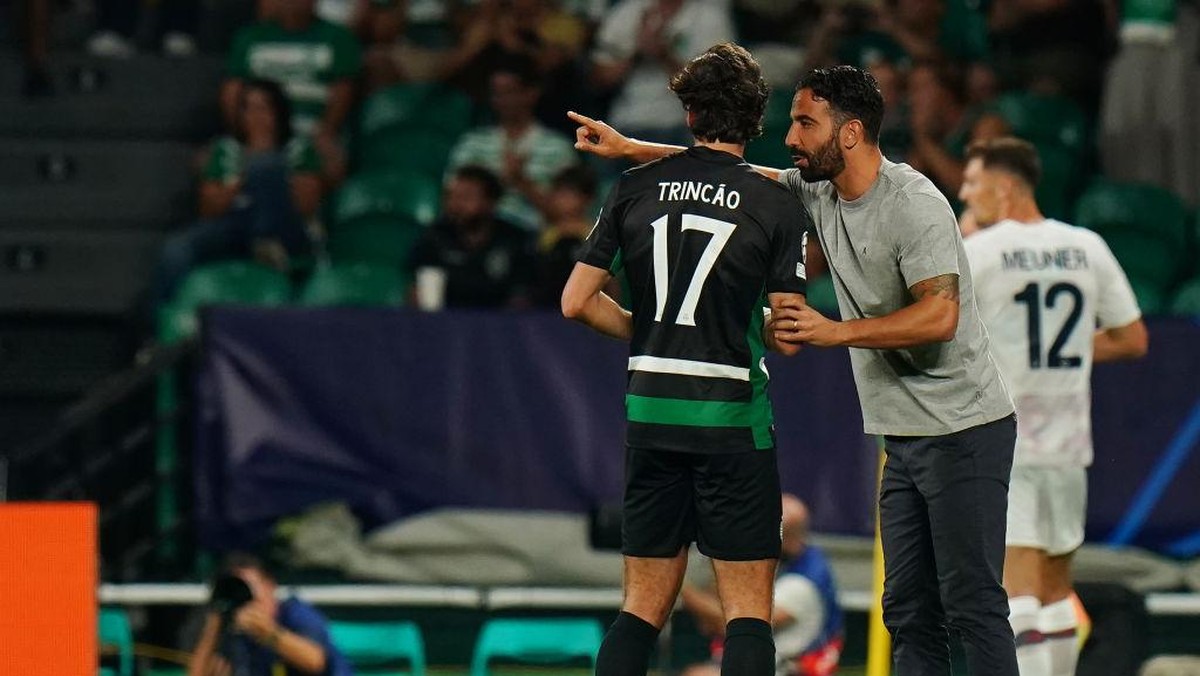 Ruben Amorim pastikan ruang ganti Sporting baik-baik saja (Getty Images/Gualter Fatia)